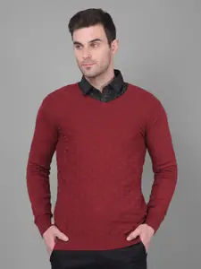 COBB Cable Knit Long Sleeves Acrylic Pullover Sweater