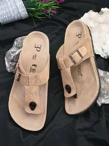 El Paso Men Comfort Sandals With Buckle