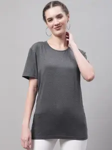 MACK JONNEY Round Neck Cotton T-shirt