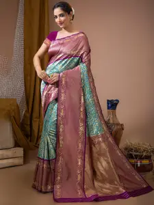 KALINI Ethnic Motifs Woven Design Zari Saree