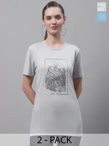 MACK JONNEY Pack Of 2 Cotton T-shirts