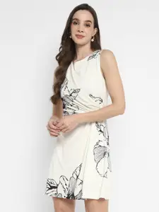 Taurus Floral Printed Pleated A-Line Dress