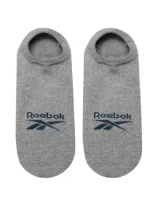 Reebok Men Brand Logo Patterned Ankle-Length YG Invisible Shoe Liner Socks