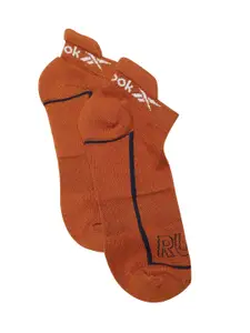 Reebok Men Patterned Ankle-Length Run Lowcut Socks