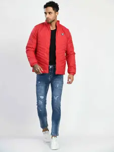 SQUIREHOOD Stand Collar Padded Jacket