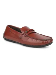 ATESBER by Inc.5 Men Leather Leather Horsebit Driving Shoes