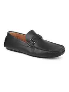 ATESBER by Inc.5 Men Leather Driving Shoes