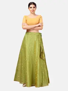 Studio Shringaar Woven Design Maxi Skirts