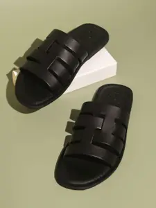 PRIVO by Inc.5 Textured Leather Comfort Sandals