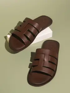 PRIVO by Inc.5 Textured Leather Comfort Sandals