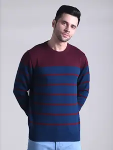 SQUIREHOOD Striped Cotton Pullover