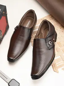 Provogue Men Textured Slip-On Shoes