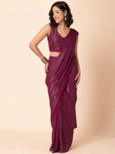 INDYA Ready To Wear Saree With Blouse Piece