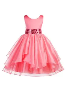 BAESD Girls Sleeveless Fit and Flare Opaque Party Dress