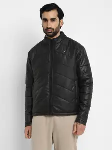 HRX by Hrithik Roshan Mock Collar Long Sleeves Padded Jacket