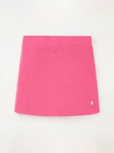 edheads Girls Pure Cotton A-line Mini Skirt