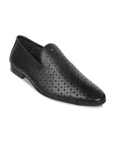 Metro Men Lacer-Cut Formal Slip-On Shoes