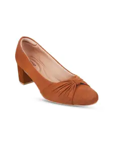 Metro Round Toe Pumps with Bows