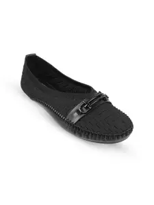 Metro Round Toe Ballerinas Flats