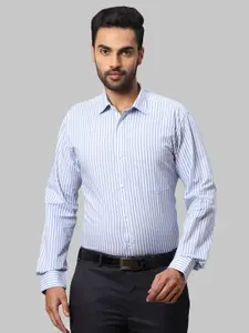 Park Avenue Slim Fit Striped Cotton Formal Shirt