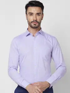Park Avenue Spread Collar Long Sleeves Slim Fit Opaque Formal Shirt