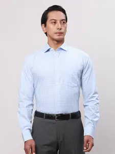 Park Avenue Checked Cotton Slim Fit Opaque Formal Shirt