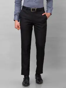 Park Avenue Men Textured Formal Trousers