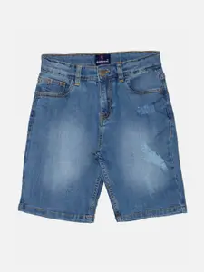 KiddoPanti Boys Mid-Rise Cotton Denim Shorts