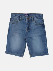 KiddoPanti Boys Mid-Rise Cotton Denim Shorts