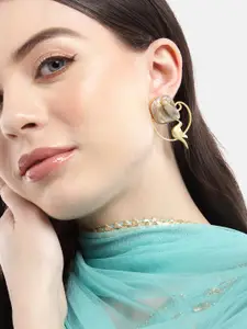 Anouk Gold-Plated Animal Shaped Studs Earrings