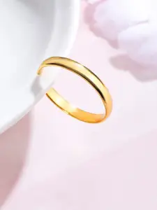 Zavya Women Gold-Plated Sterling Silver Finger Ring