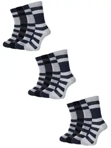 Dollar Socks Men Pack Of 8 Patterned Above Ankle-Length Socks