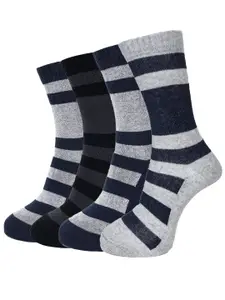 Dollar Socks Men Pack Of 4 Assorted Above Ankle Length Socks