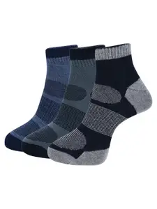 Dollar Socks Men Pack of 3 Ankle-Length Patterned Socks