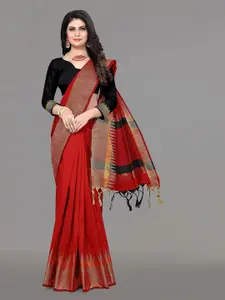 DIVASTRI Striped Zari Art Silk Banarasi Saree
