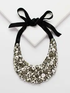 Rhea Crystals Statement Necklace