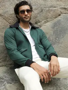 Campus Sutra Cotton Windcheater Bomber Jacket