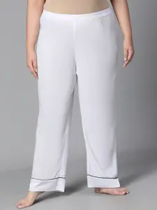 Oxolloxo Plus Size Cotton Relaxed Lounge Pants