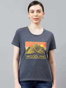 Woodland Typography Printed T-shirt