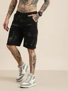 HERE&NOW Men Printed Pure Cotton Shorts
