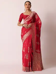 KALKI Fashion Floral Woven Design Banarasi Saree