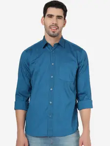 Greenfibre Spread Collar Long Sleeves Cotton Casual Shirt