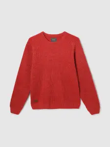 max Boys Long Sleeves Cable Knit Pullover