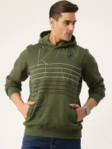 Monte Carlo Men Striped Hooded Sweatshirt