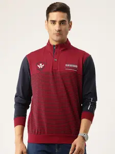 Monte Carlo Men Striped Sweatshirt