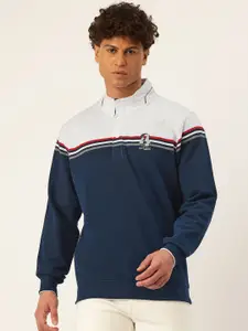 Monte Carlo Mock Collar Colourblocked Sweatshirt