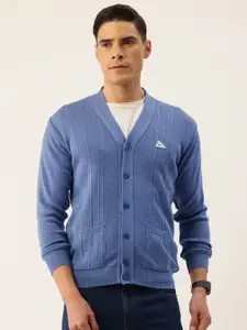 Monte Carlo Self Striped Woollen Cardigan