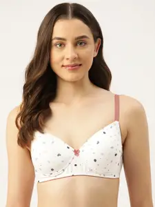 Leading Lady Abstract Printed Bra - Full Coverage Lightly Padded BRA-NW-4006-1-32B