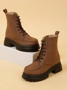 VALIOSAA Women Heeled Mid-Top Regular Boots