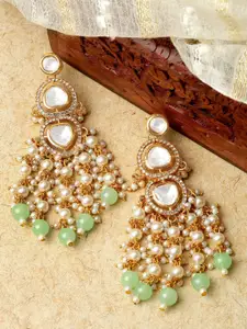 KARATCART Gold Plated Drop Earrings